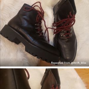 Zara combat boots